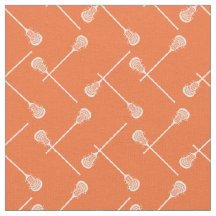 Orange Lacrosse White Sticks Gemustert