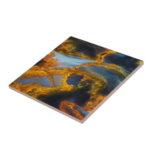 Orange Lactat Fliese (Seite)