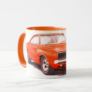 Orange-Ladegerät-Tasse 1969 Tasse