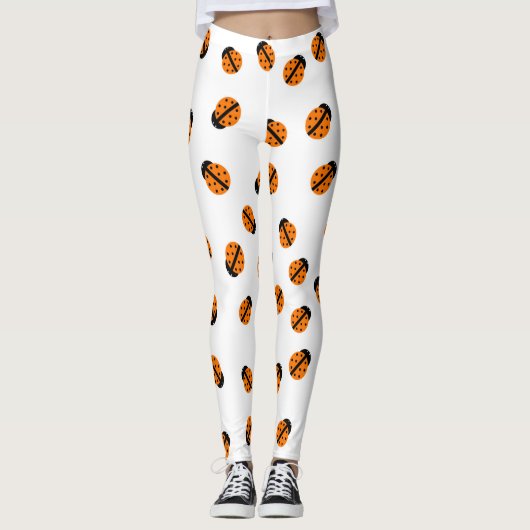 Orange Lady Bug Leggings (Vorderseite)