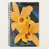 Orange Laeliocattleya Orchids Planer (Vorderseite)