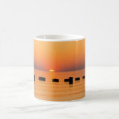 Orange Lake Sunrise Coffee Tasse (Mittel)