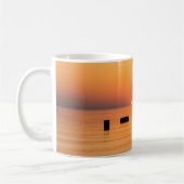 Orange Lake Sunrise Coffee Tasse (Links)