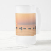Orange Lake Sunrise Mattierte Tasse (VorderseiteRechts)