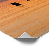Orange Lake Sunrise Poster (Ecke)