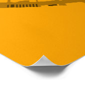 Orange Landkreis Airport (SNA) Diagramm Poster (Ecke)