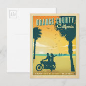 Orange Landkreis, CA Postkarte (Vorne/Hinten)
