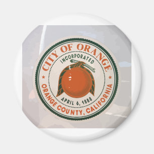orange Landkreis, Ca, USA Magnet