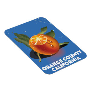 Orange Landkreis California Magnet