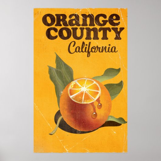 Orange Landkreis California Poster (Vorne)