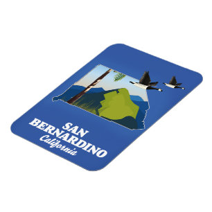 Orange Landkreis California Reiseposter Magnet