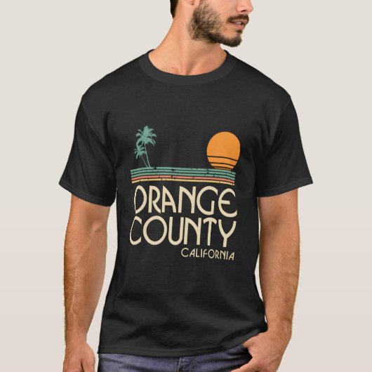 Orange Landkreis California T-Shirt (Vorderseite)