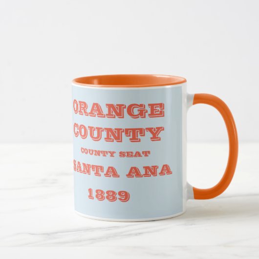 Orange Landkreis California Tasse (Rechts)