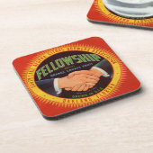 Orange Landkreis Citrus-Label der 1930er Jahre Untersetzer (Linke Seite)