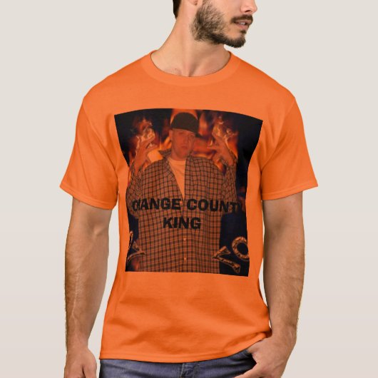 ORANGE LANDKREIS-KÖNIG T-Shirt (Vorderseite)