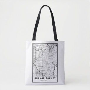 Orange Landkreis Map Tasche