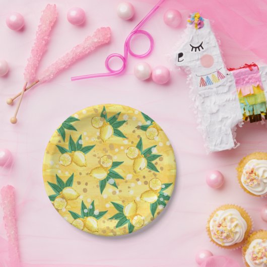 Orange Landkreis Pappteller (Party)