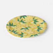 Orange Landkreis Pappteller (Schrägansicht)