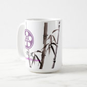 Orange Landkreisaikido-Tasse Kaffeetasse (Vorderseite Links)