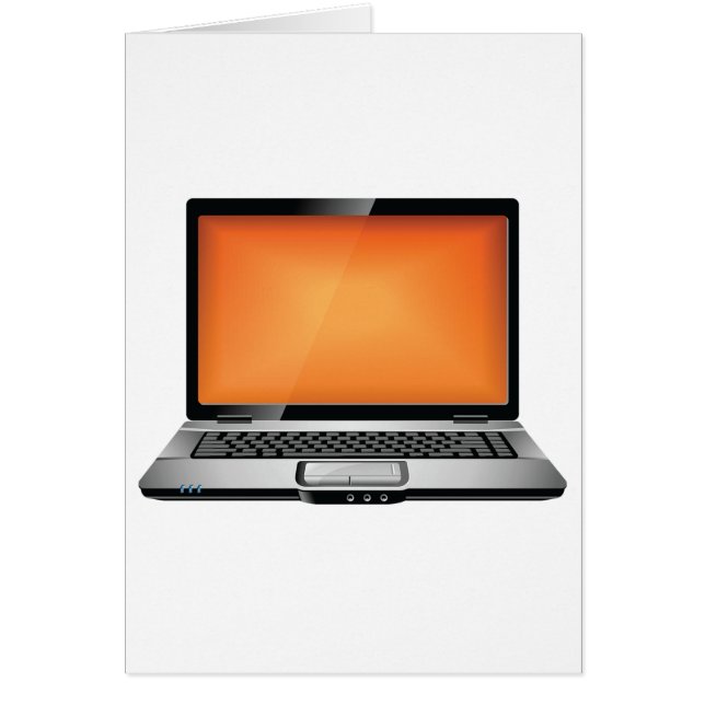 Orange Laptop (Vorne)