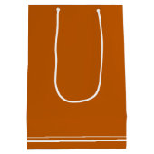 Orange Law School Graduation Party Custom Mittlere Geschenktüte (Rückseite)