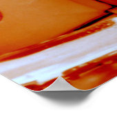 Orange Lead Sled Poster (Ecke)