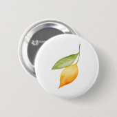 Orange Leaf Button (Vorne & Hinten)