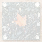 Orange Leaf Glasuntersetzer (Rückseite)