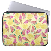 Orange Leaf Laptopschutzhülle (Vorderseite)