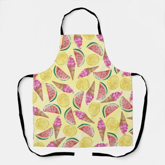 Orange Leaf Schürze (Vorderseite)