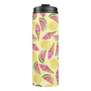 Orange Leaf Thermosbecher