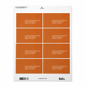 Orange Leather Look (Vorne)