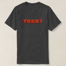 Orange Leckerei Halloween Glitzer T-Shirt