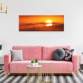Orange Leinwanddruck (Insitu (Wohnzimmer))
