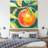 Orange Leinwanddruck (Insitu (Schlafzimmer))