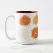Orange Lemon Citrus Tasse (Links)