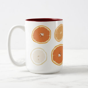 Orange Lemon Citrus Tasse