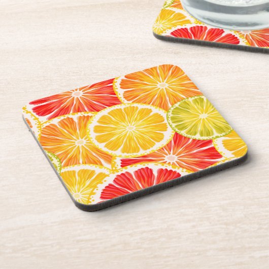 Orange-Lemon Fruit Untersetzer | Obst Untersetzer  (Linke Seite)