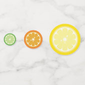 Orange Lemon Limon und Grapefruit Table Confetti Konfetti (Vorderseiten)