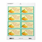 Orange Lemon Marmalade Preserve Canning Jar (Vorne)