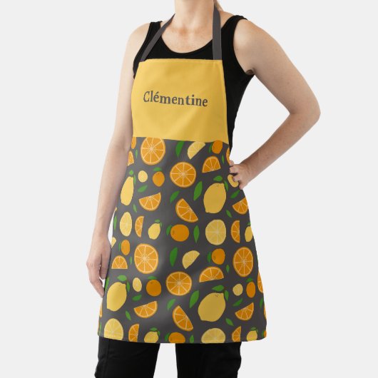 Orange & Lemon Muster Schürze (InSitu)