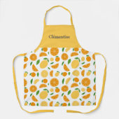 Orange & Lemon Muster Weiß Schürze (Vorderseite)