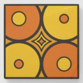 Orange & Lemon Steinuntersetzer (Vorderseite)