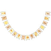 Orange Lemons Cocktails Juices Party Wimpelkette (Alle)