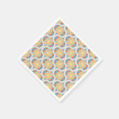 Orange & Lemons Ogee Papercraft Serviette (Ecke)