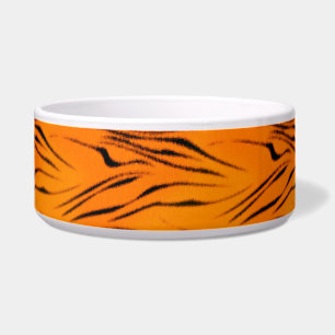 Orange Leopard Print Napf