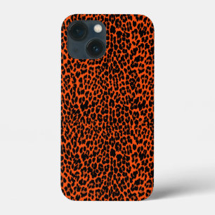 Orange Leopard Skin Print Case-Mate iPhone Hülle
