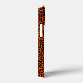 Orange Leopard Skin Print Case-Mate iPhone Hülle (Rückseite / Rechts)