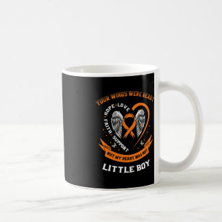 Orange Leukämie Bewusstsein Kleine junge Kindheit  Kaffeetasse