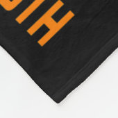 Orange Leukämie Krebs Bewusstsein Frühgeborene Ame Fleecedecke (Ecke)